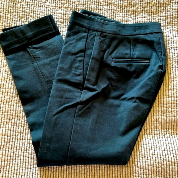 Ann Taylor, teal, capris plants. Size 00P - Picture 1 of 4